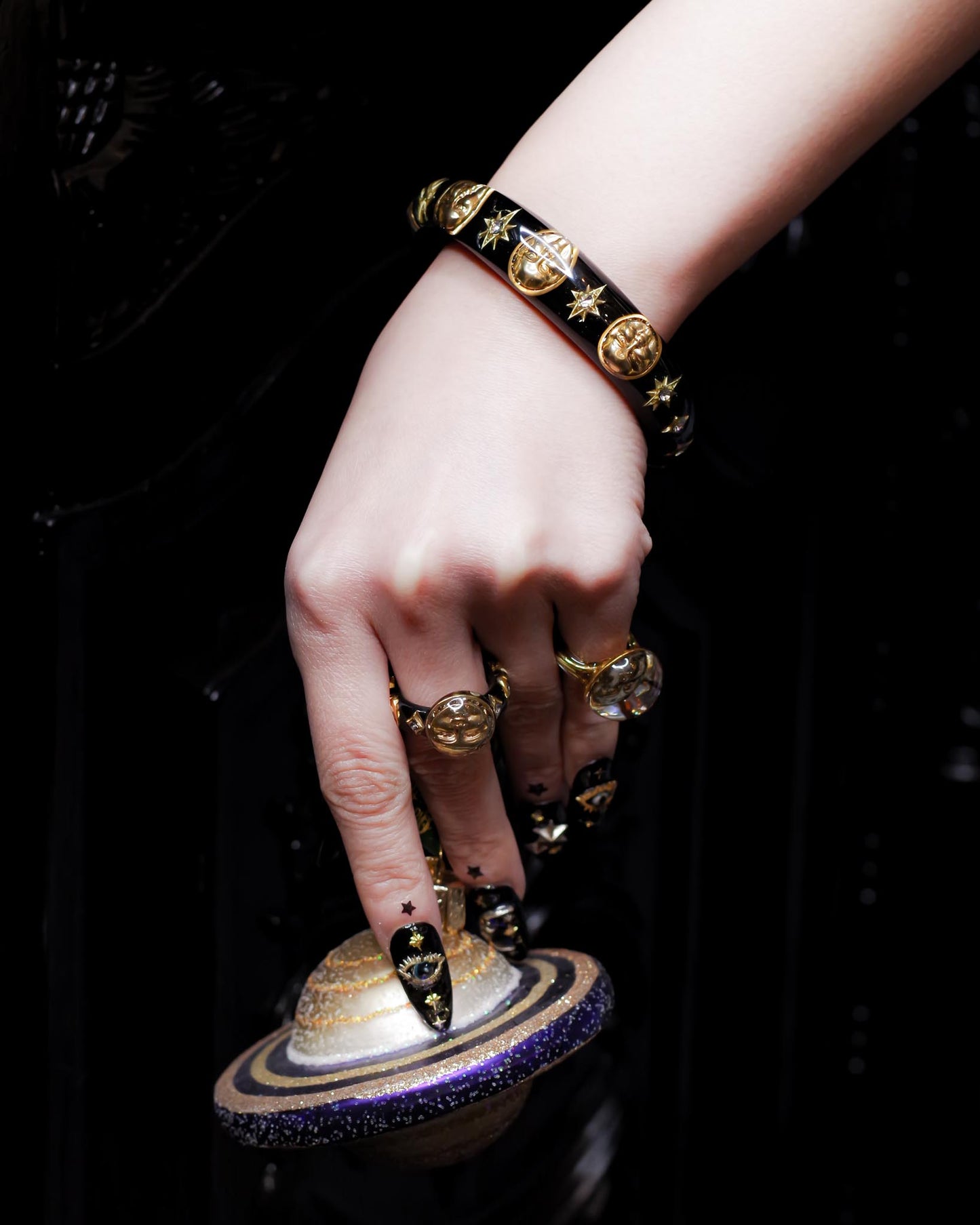SUN BRACELET / BLACK