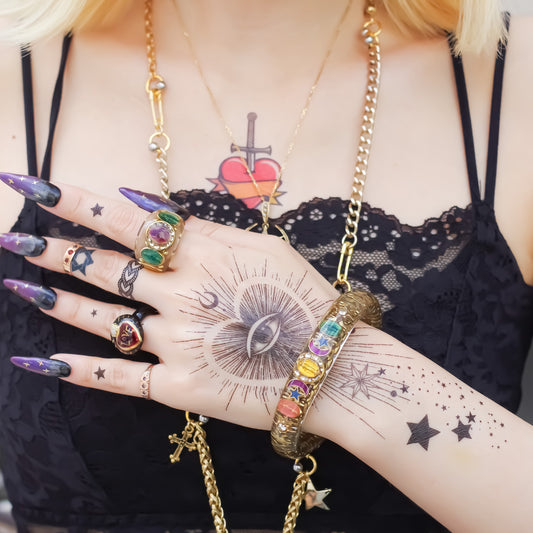 MARIA BRACELET / CLEAR / MOON STAR