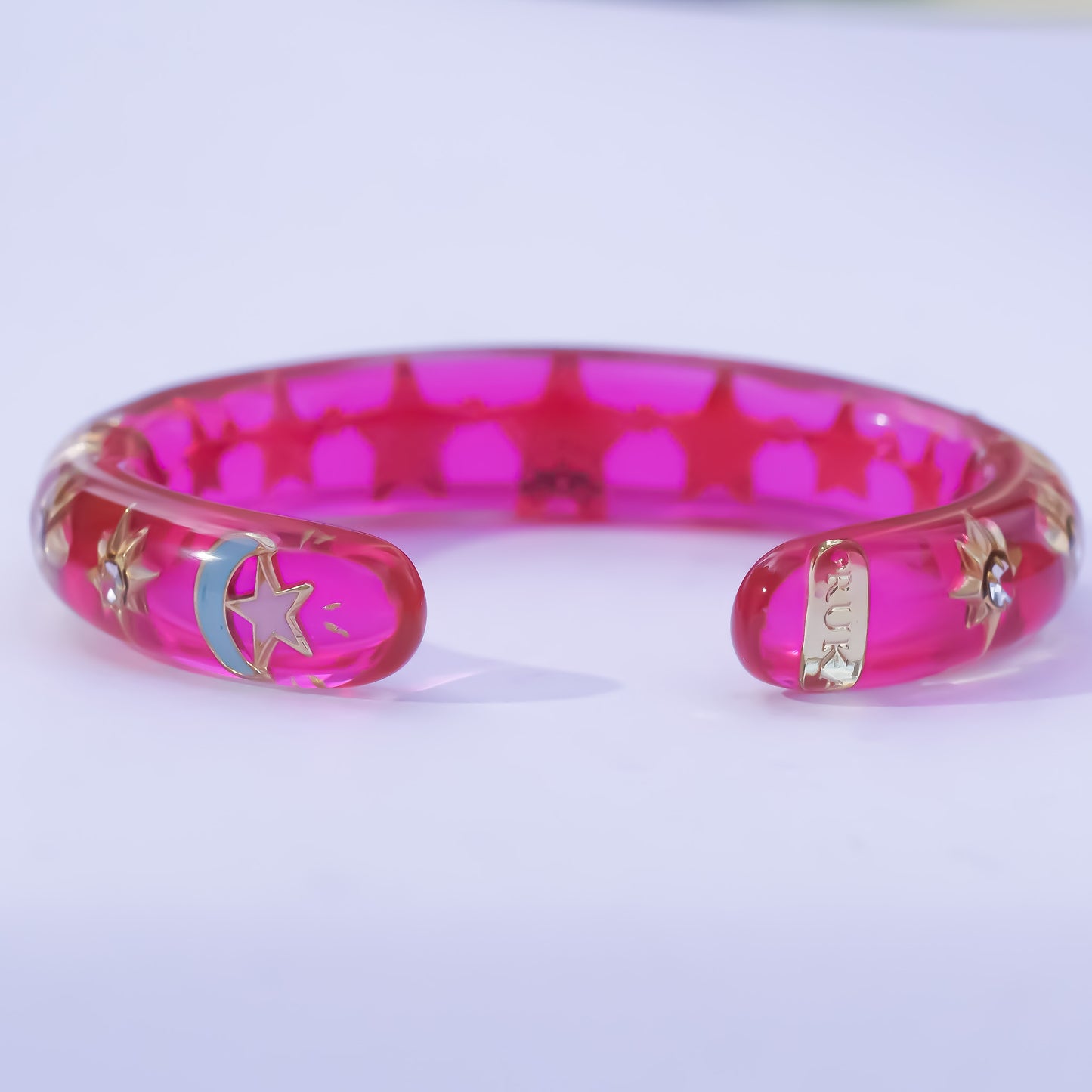 EYE BRACELET / CLEAR / PINK