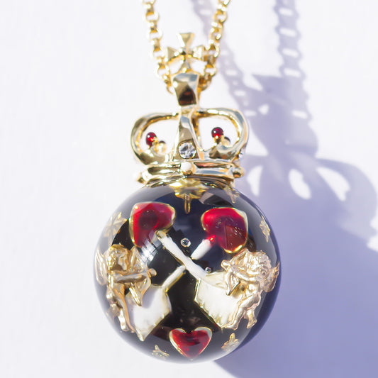 LUCKY 7 SMALL NECKLACE / LOVE HEART / ANGEL ARROW / CROWN