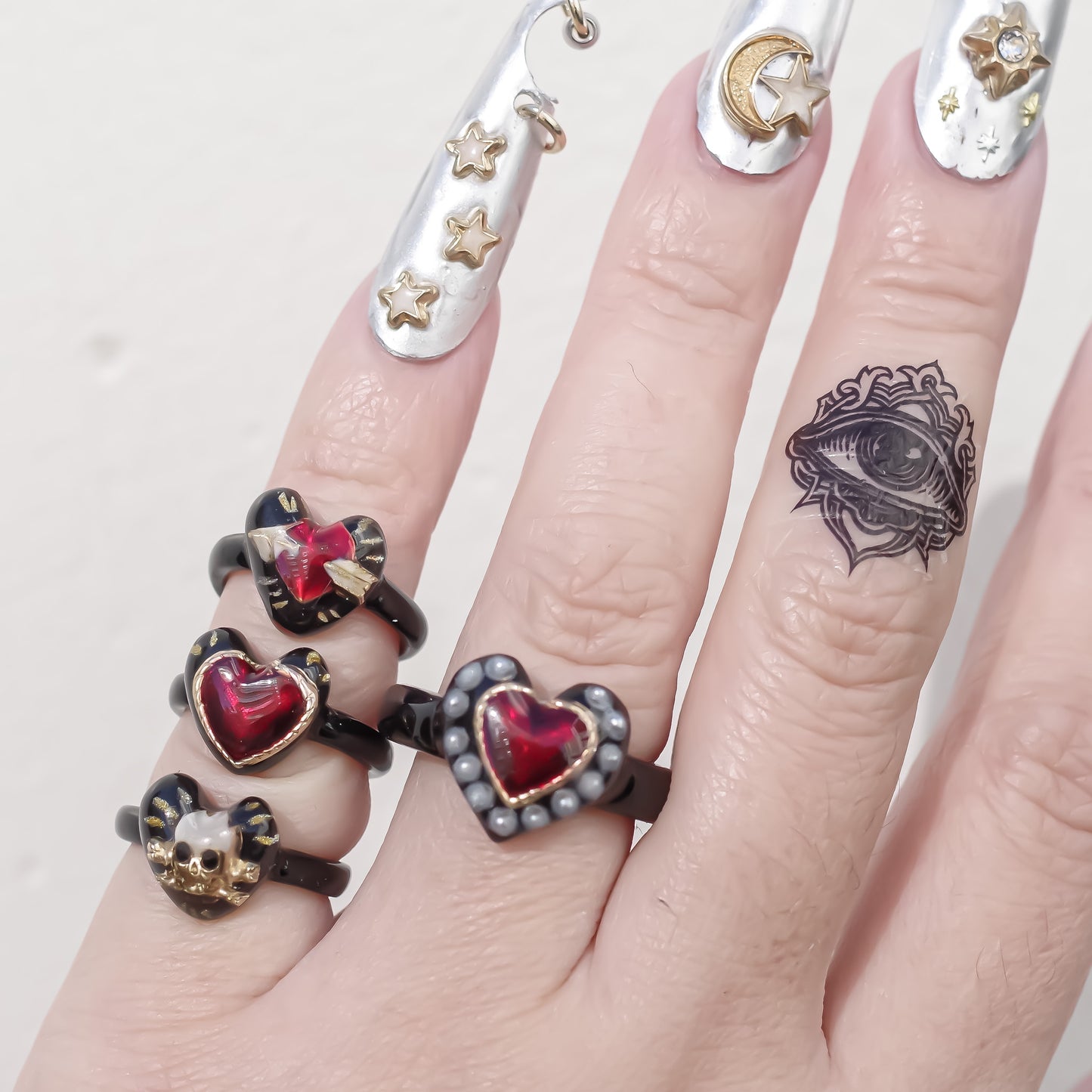 LOVE PINKY RING / HEART / BLACK / #3