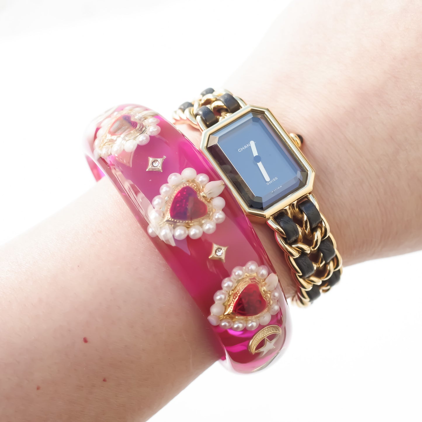 LOVE BRACELET / HEART / BUTTERFLY / PINK