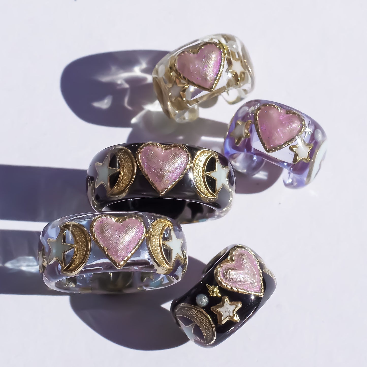 LOVE EARCUFF / MOON STAR / PINK HEART / BLUE