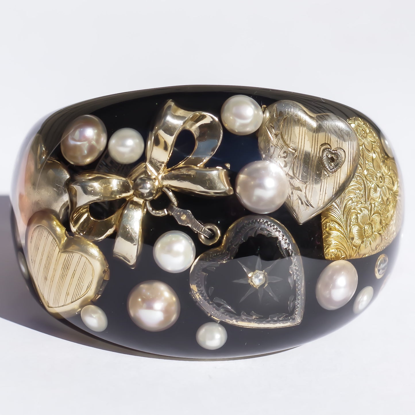 LOVE BRACELET / HEART / BLACK / BIG