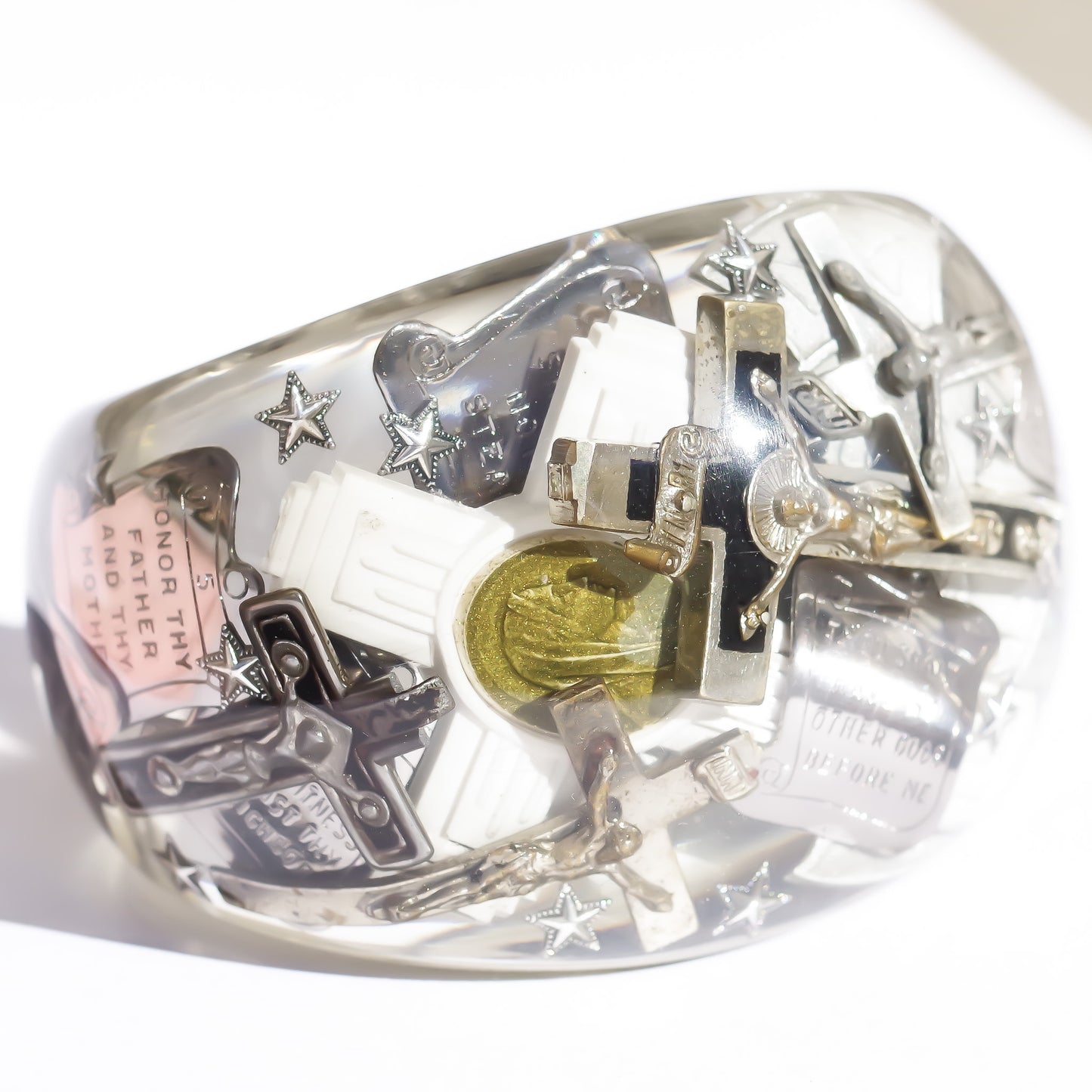 THE TEN COMMANDMENTS OF MOSES BRACELET / CLEAR