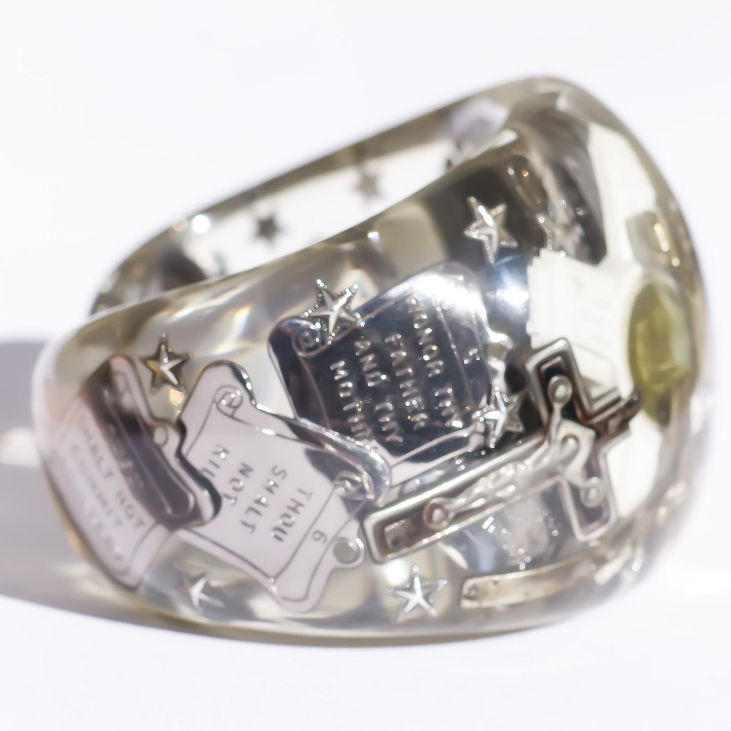 THE TEN COMMANDMENTS OF MOSES BRACELET / CLEAR