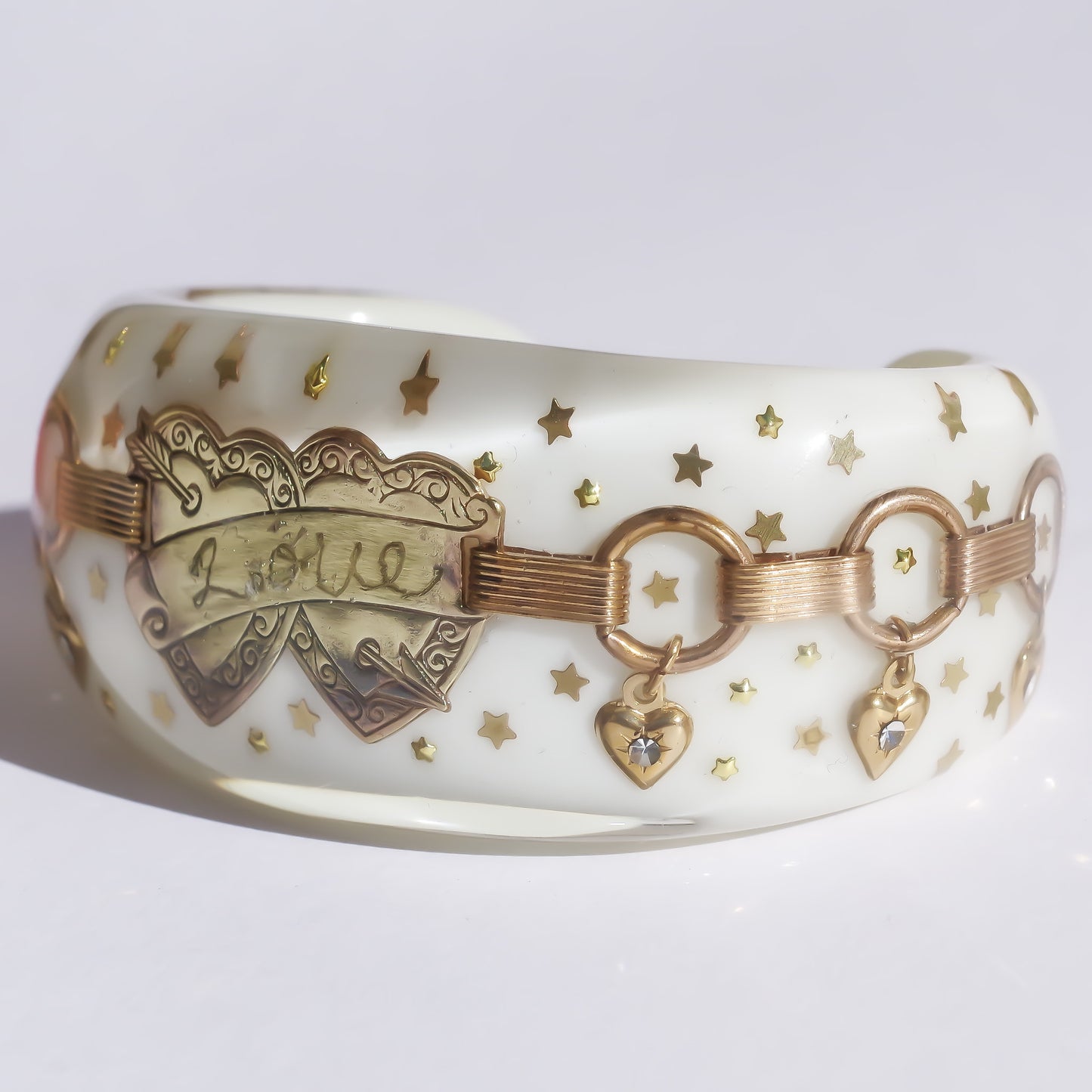 LOVE BRACELET / HEART / WHITE