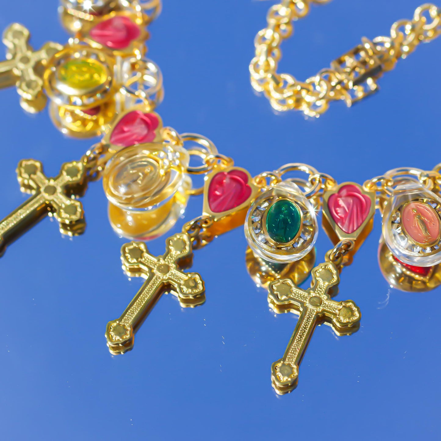 CROSS NECKLACE / MEDAI / HEART / MIX