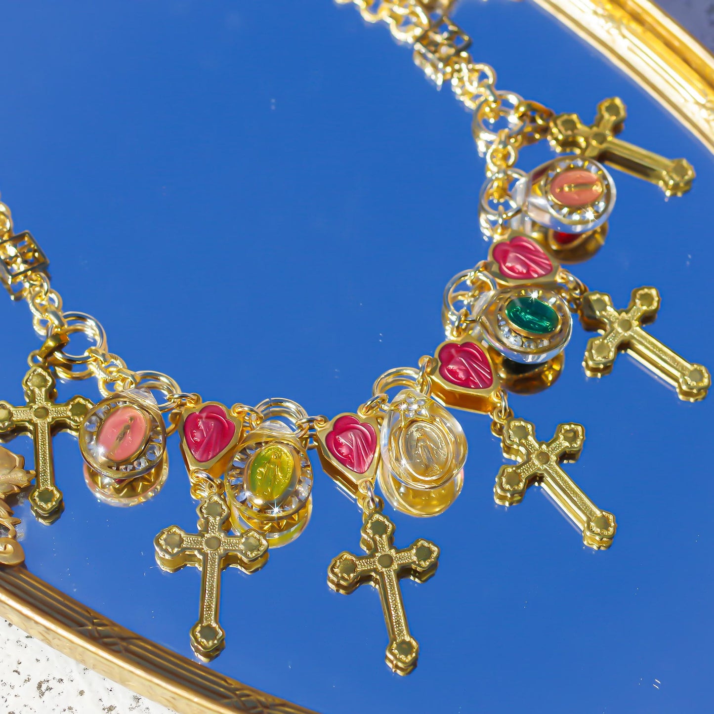 CROSS NECKLACE / MEDAI / HEART / MIX
