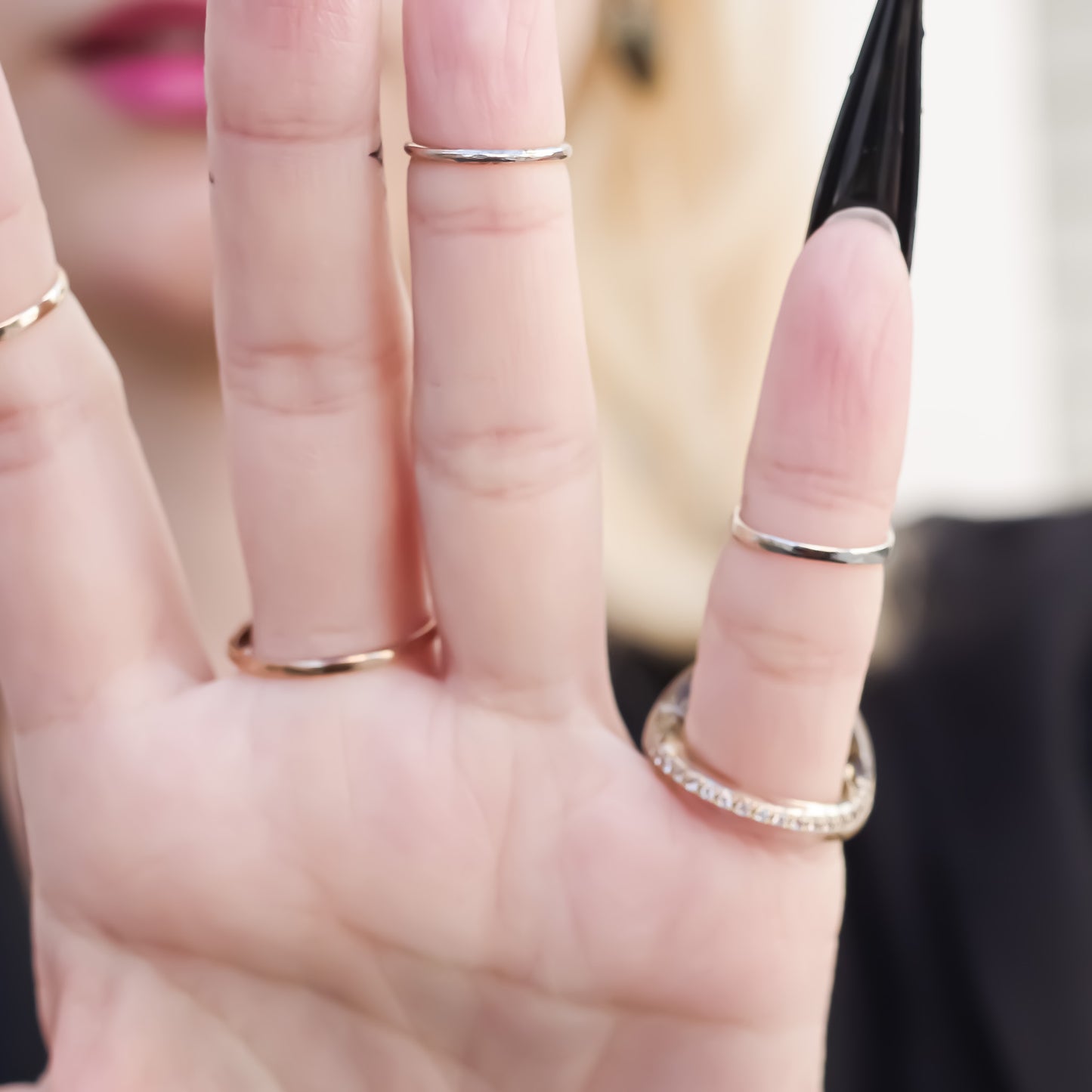 EYE RING / CRYSTAL / CLEAR /#6 #9