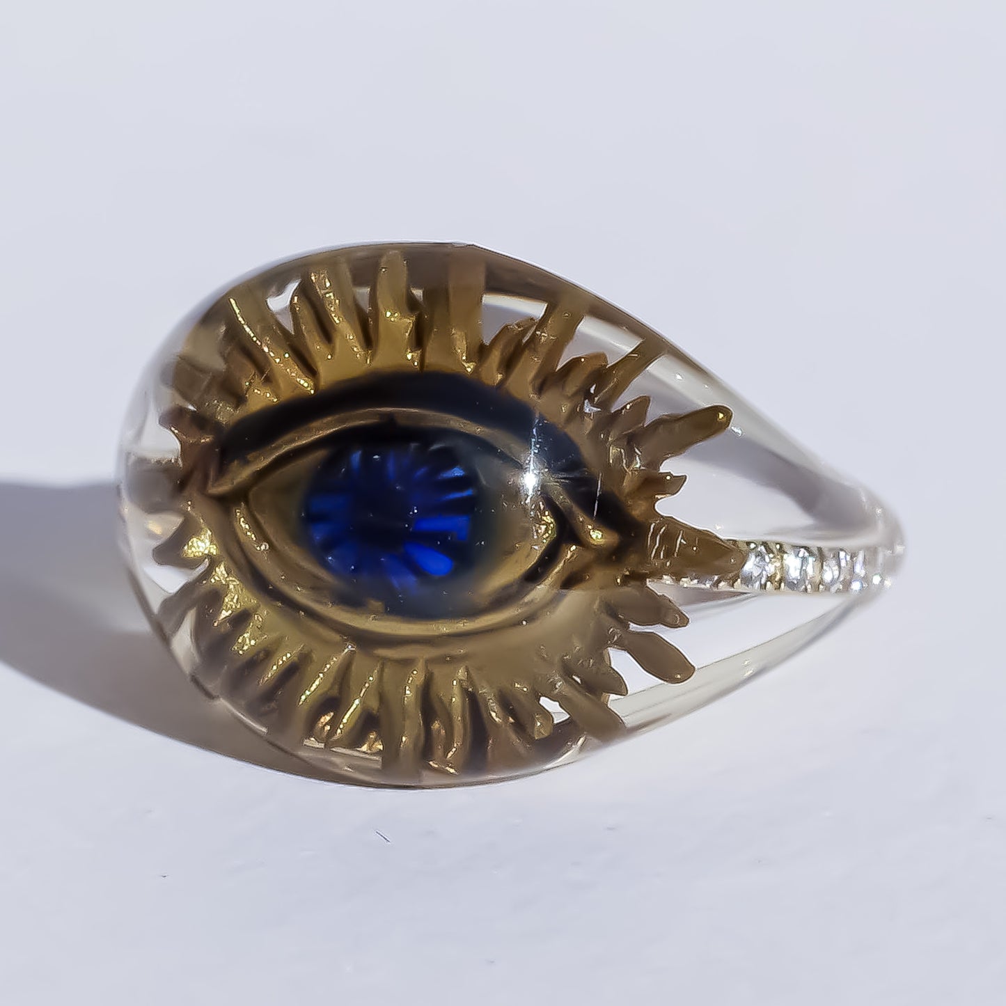 EYE RING / CRYSTAL / CLEAR /#6 #9
