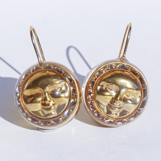 SUN EARRINGS / GOLD
