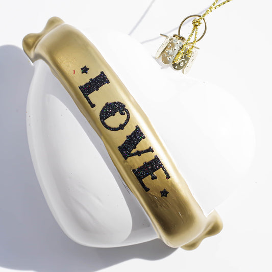 ORNAMENTS / WHITE HEART / LOVE / Netherlands