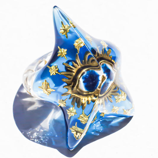 EYE STAR RING / BLUE