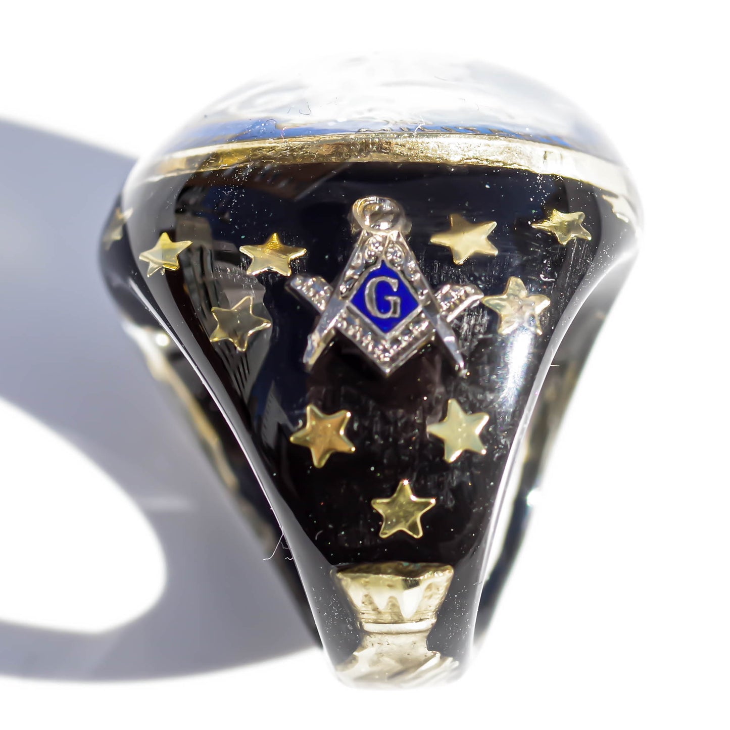 MASONIC RING / BLUE BLACK / #13