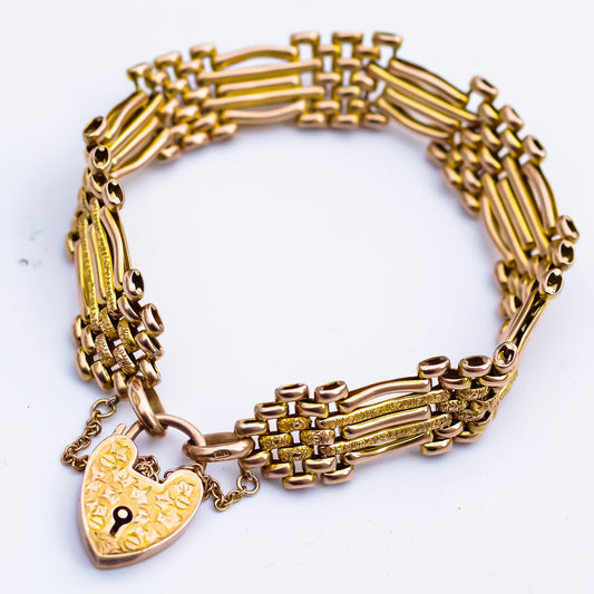 PADLOCK HEART BRACELET 3 / 9K / UK