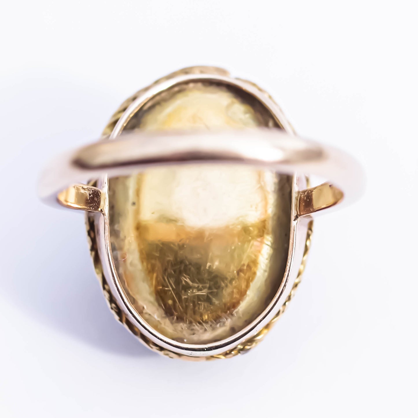 GARNET RING / DIAMOND / 18K / #12