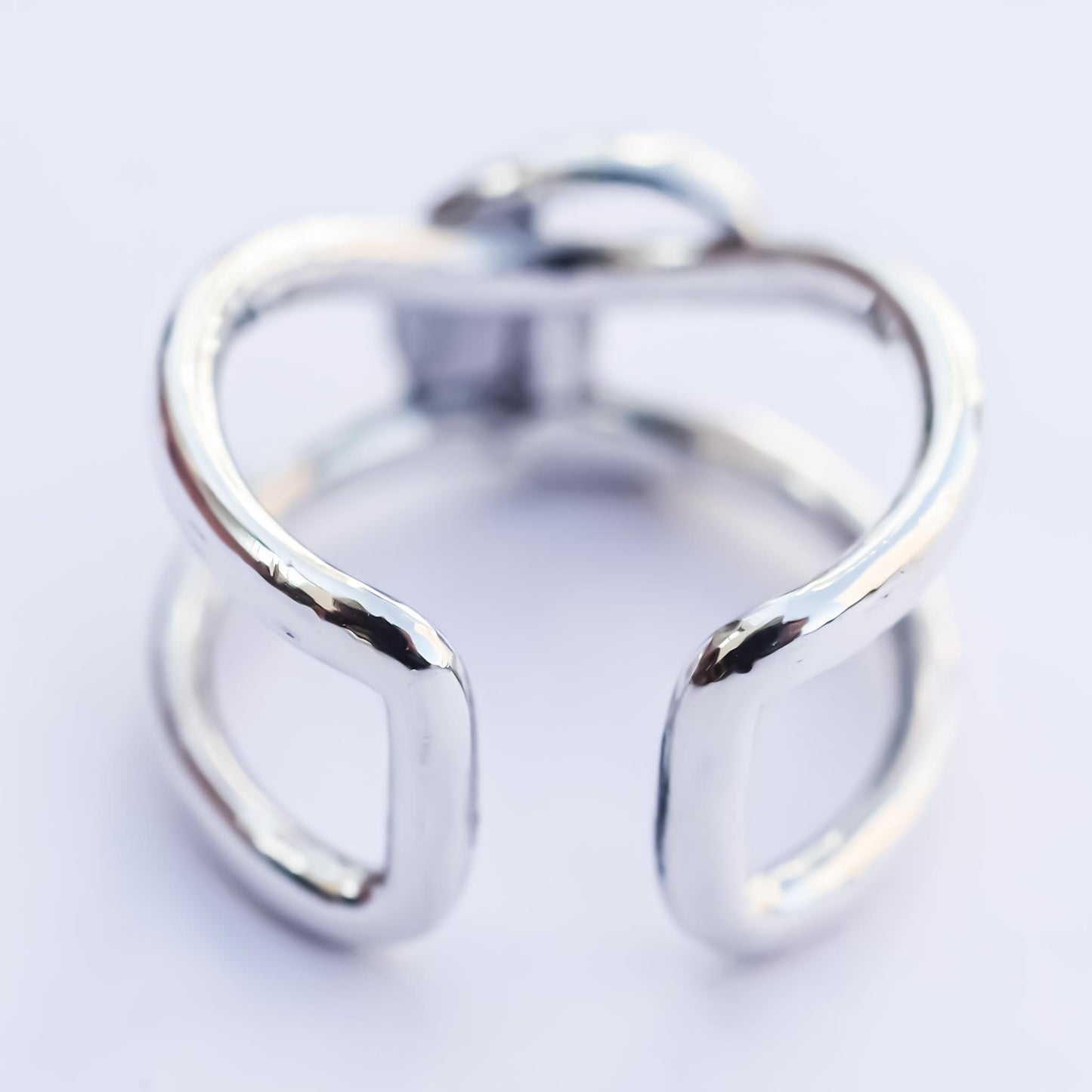 NAIL RING / MOON / SILVER 925