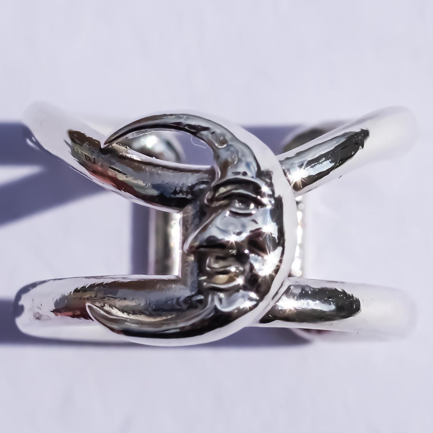 NAIL RING / MOON / SILVER 925