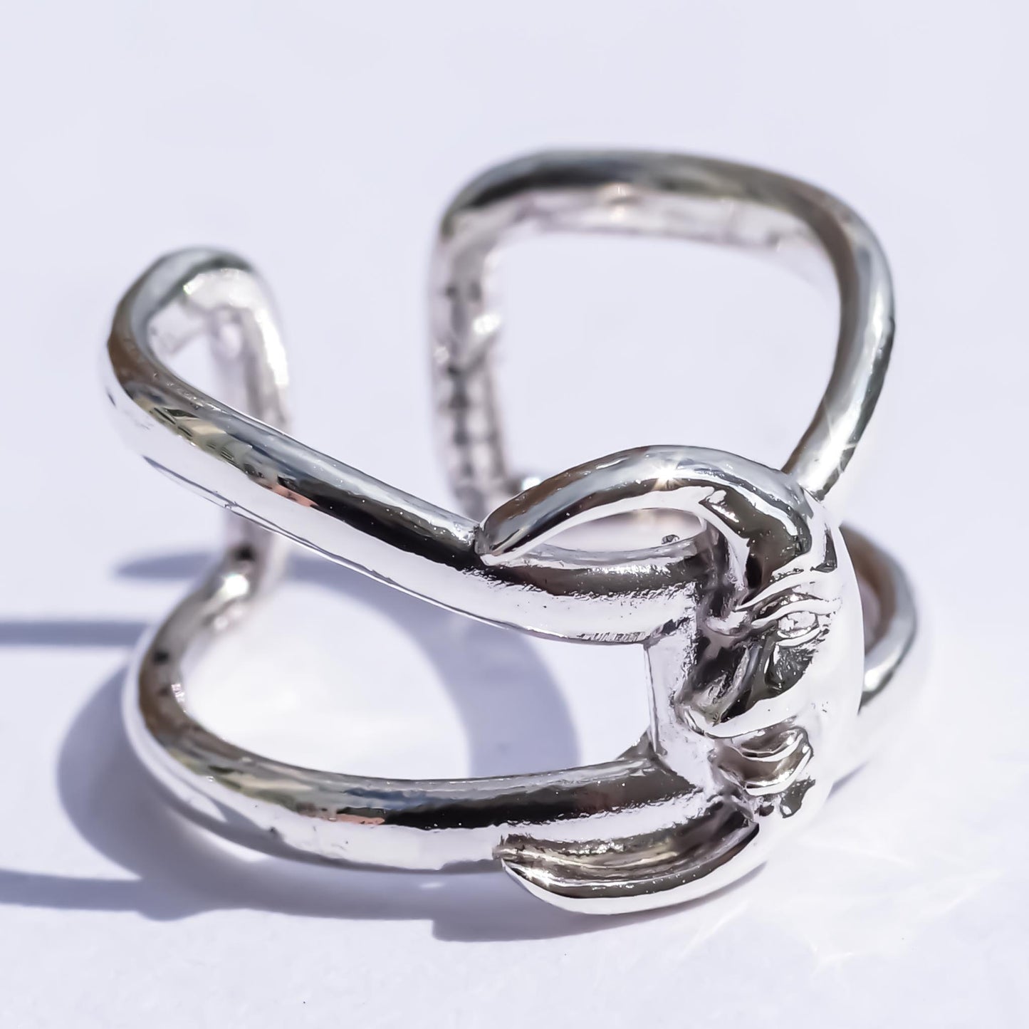 NAIL RING / MOON / SILVER 925