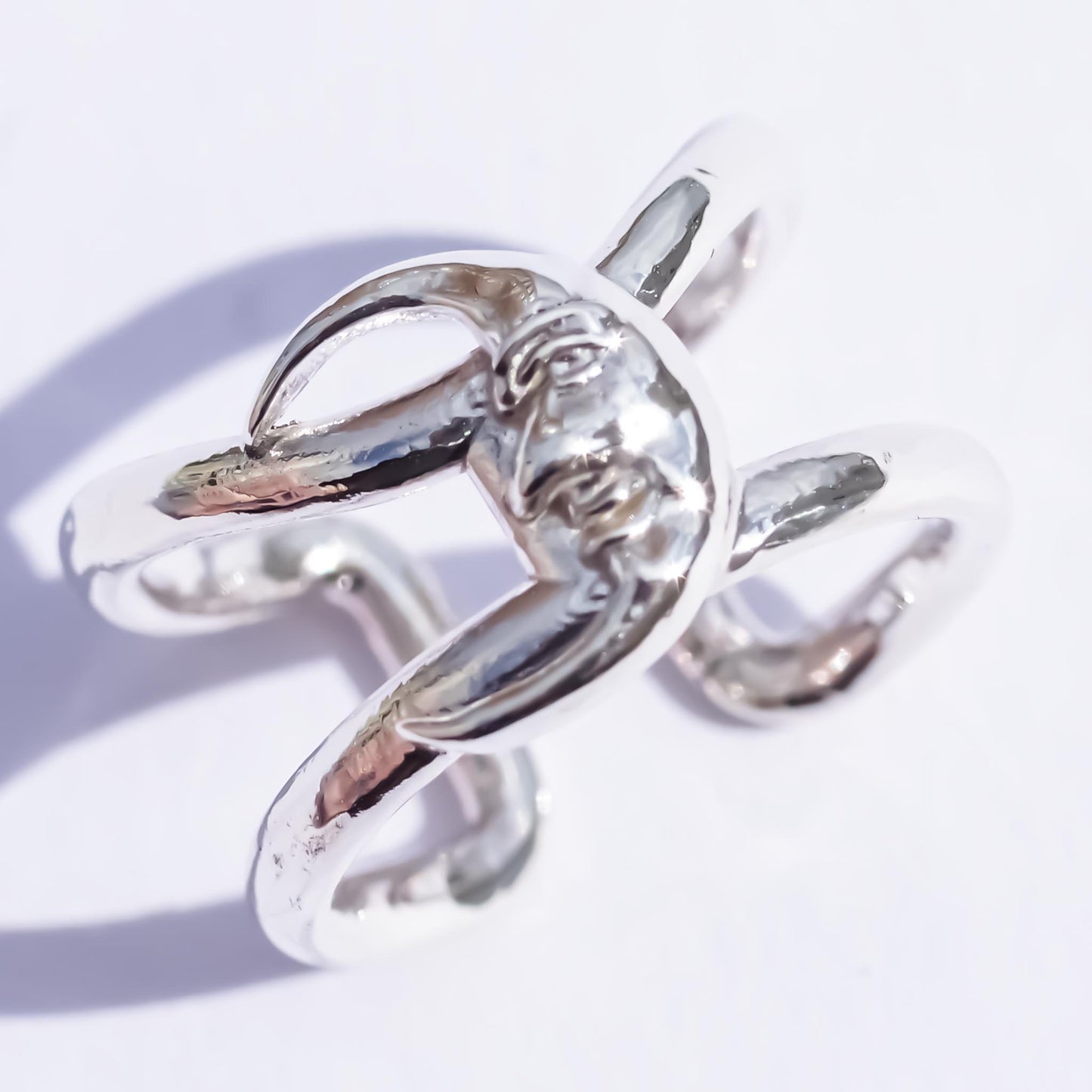 NAIL RING / MOON / SILVER 925