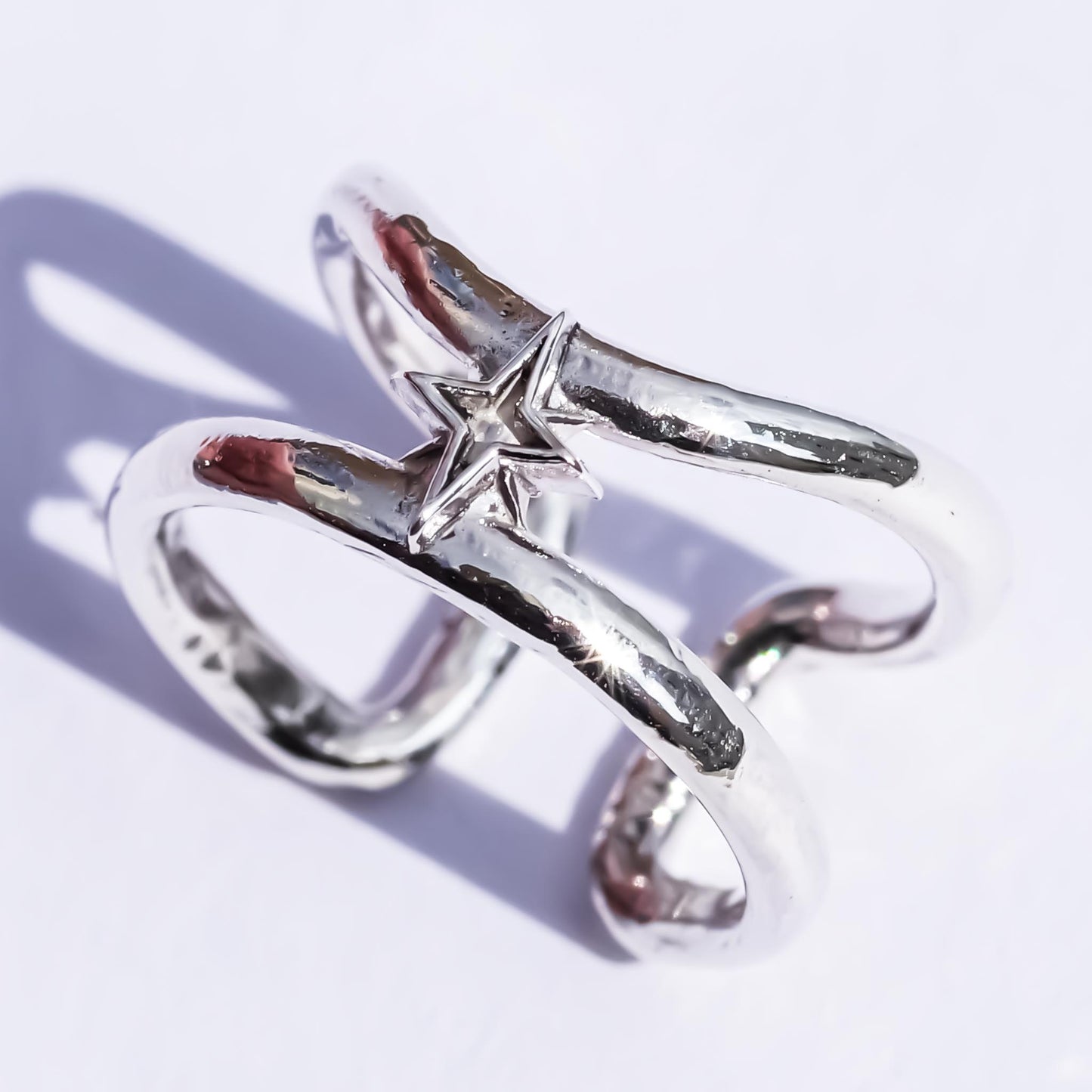 NAIL RING / STAR / SILVER 925