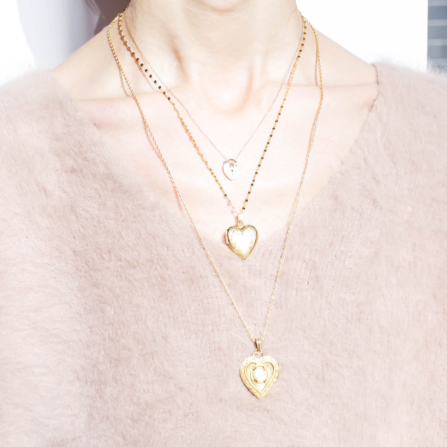 HEART NECKLACE / lockhart / UK / 9K