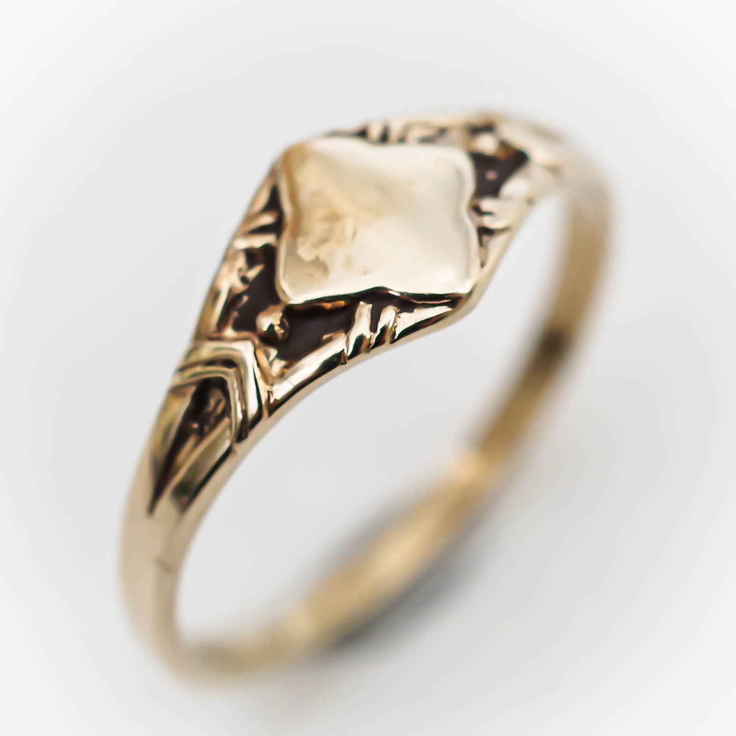 BABY RING /  SQUARE / 10K / #0