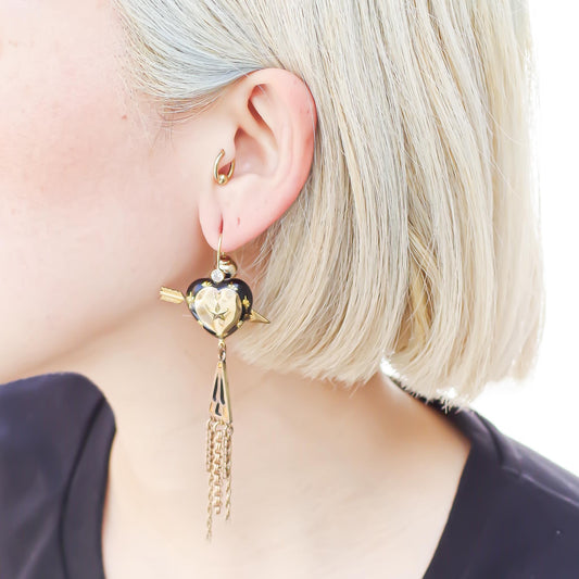 HEART EARRING 8 / ARROW / 1P