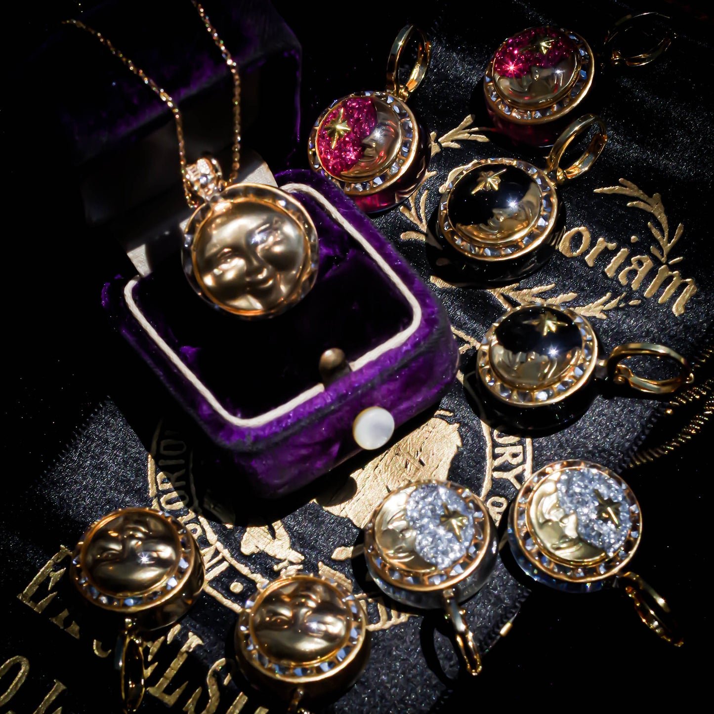 SUN EARRINGS / GOLD