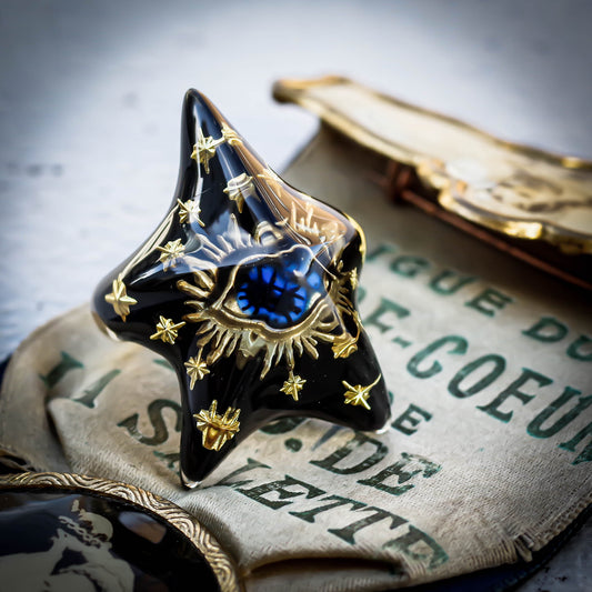 EYE STAR RING / BLACK / #13 #15