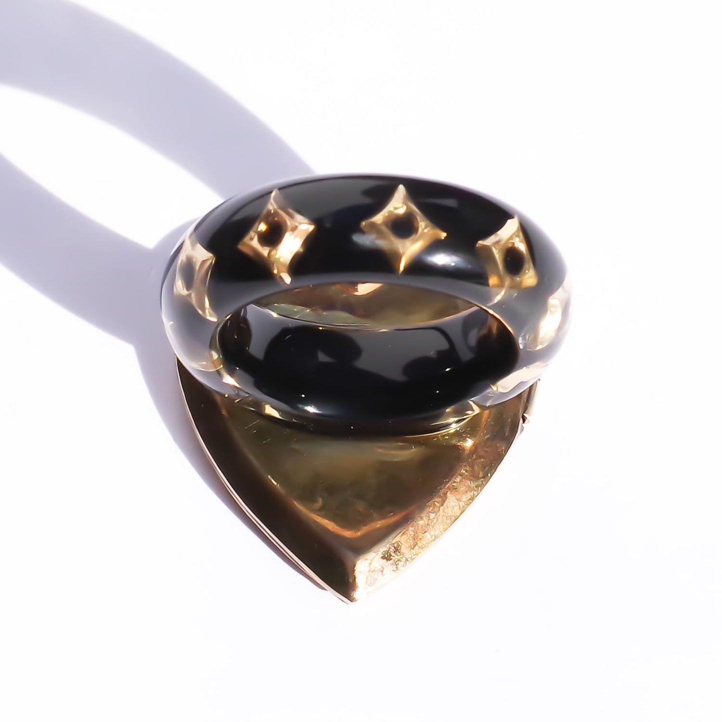 HEART LOCKET RING / FLOWER / #11
