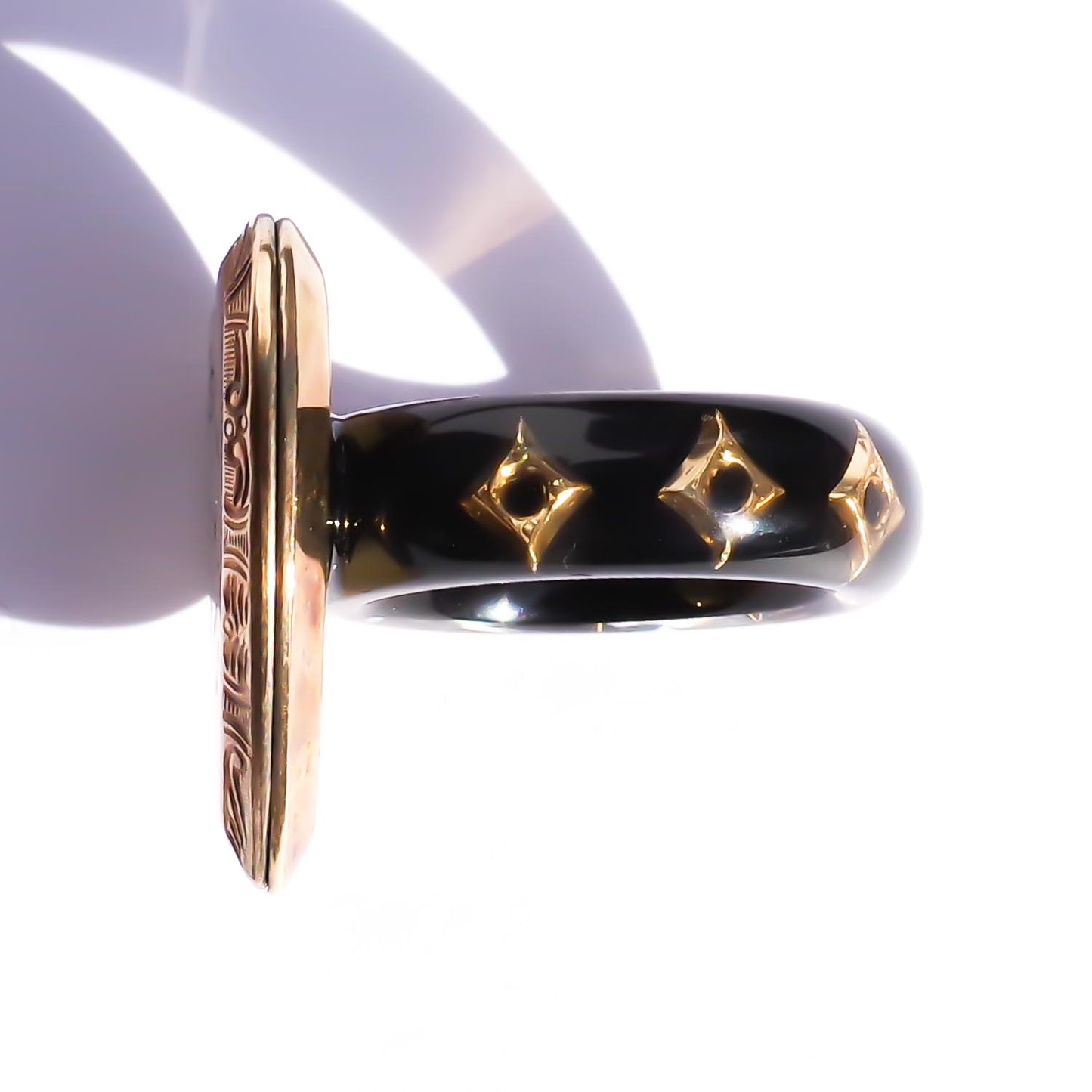 HEART LOCKET RING / FLOWER / #11