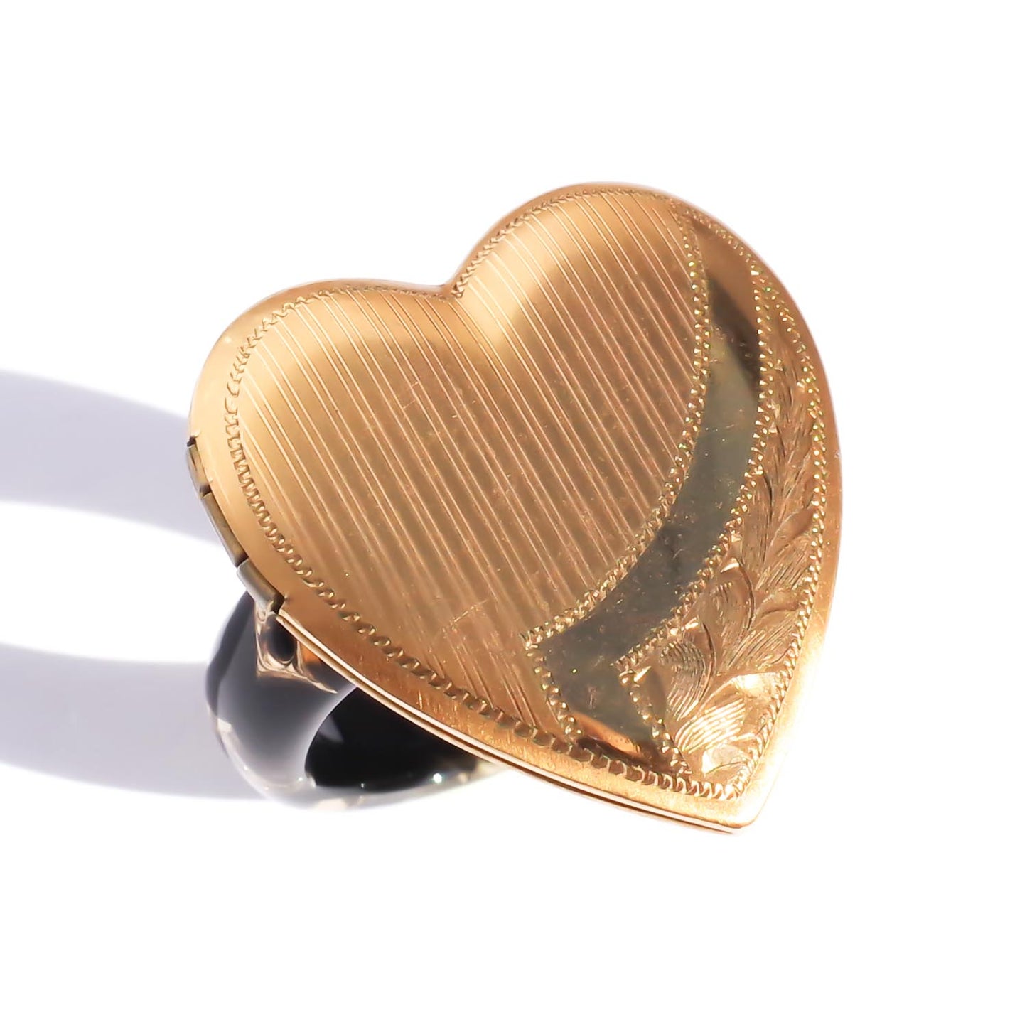 HEART LOCKET RING / BIG HEART / #13 / 14KGF