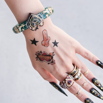 Eternal Vision Heart Bracelet – Green