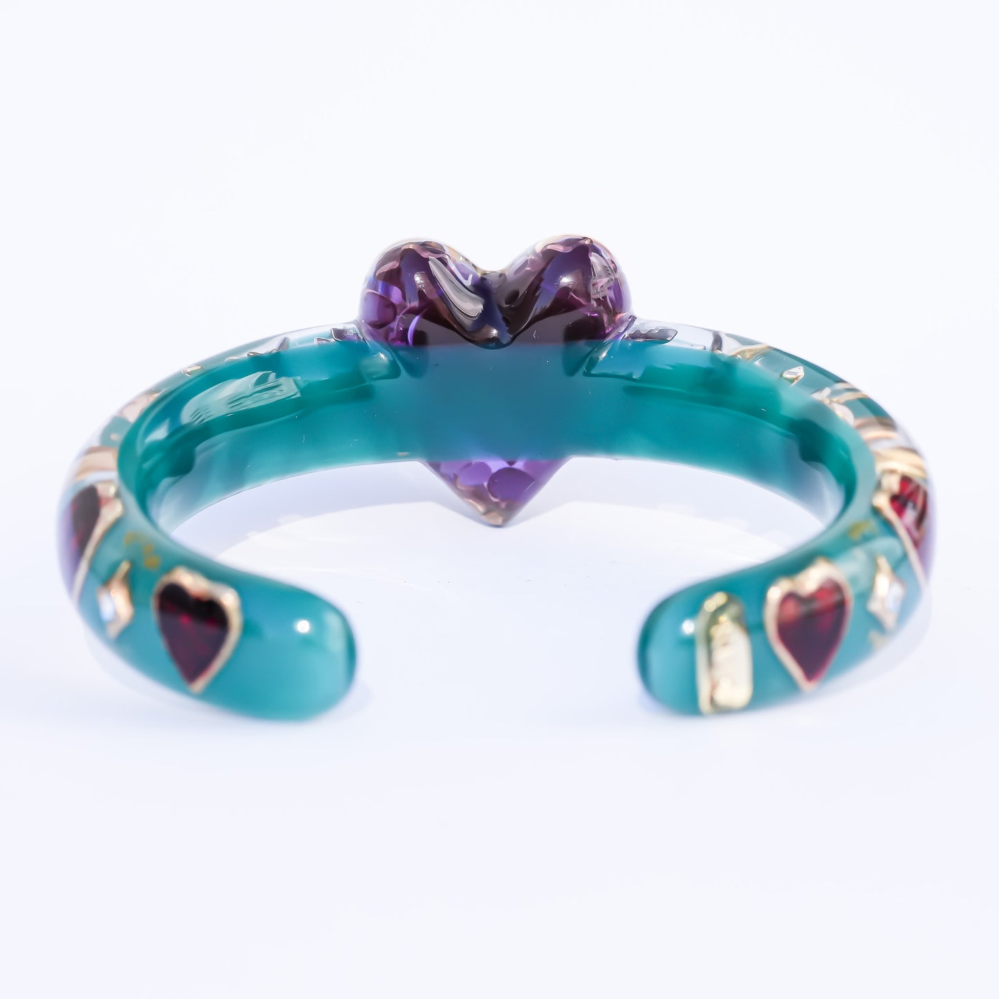 Eternal Vision Heart Bracelet – Green