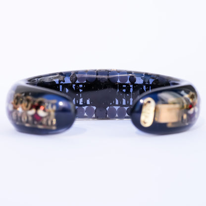 Midnight Heart Charm Bracelet - Dark Blue