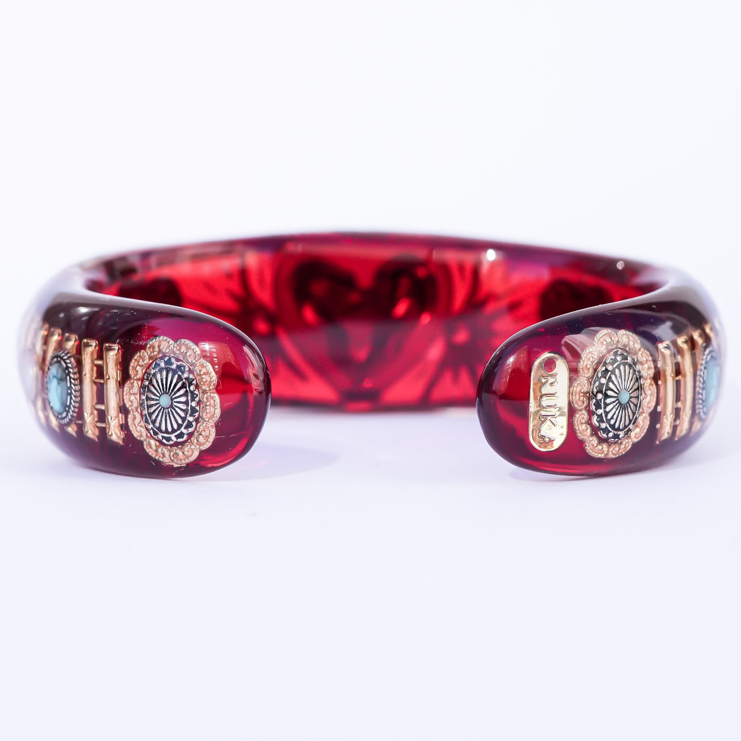Mystic Eye Heart Bracelet - Red