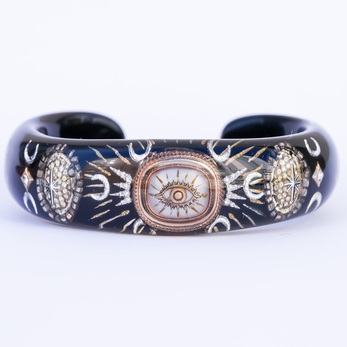 Mystic Eye Charm Bracelet - Black