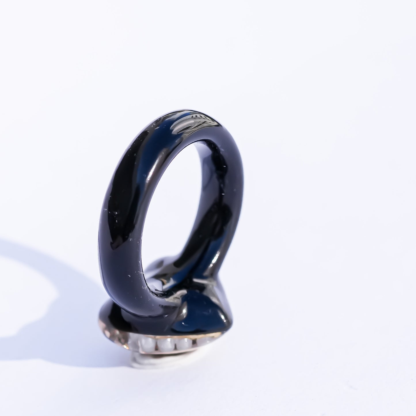 Starlit Heart Ring - Black / #11 #13