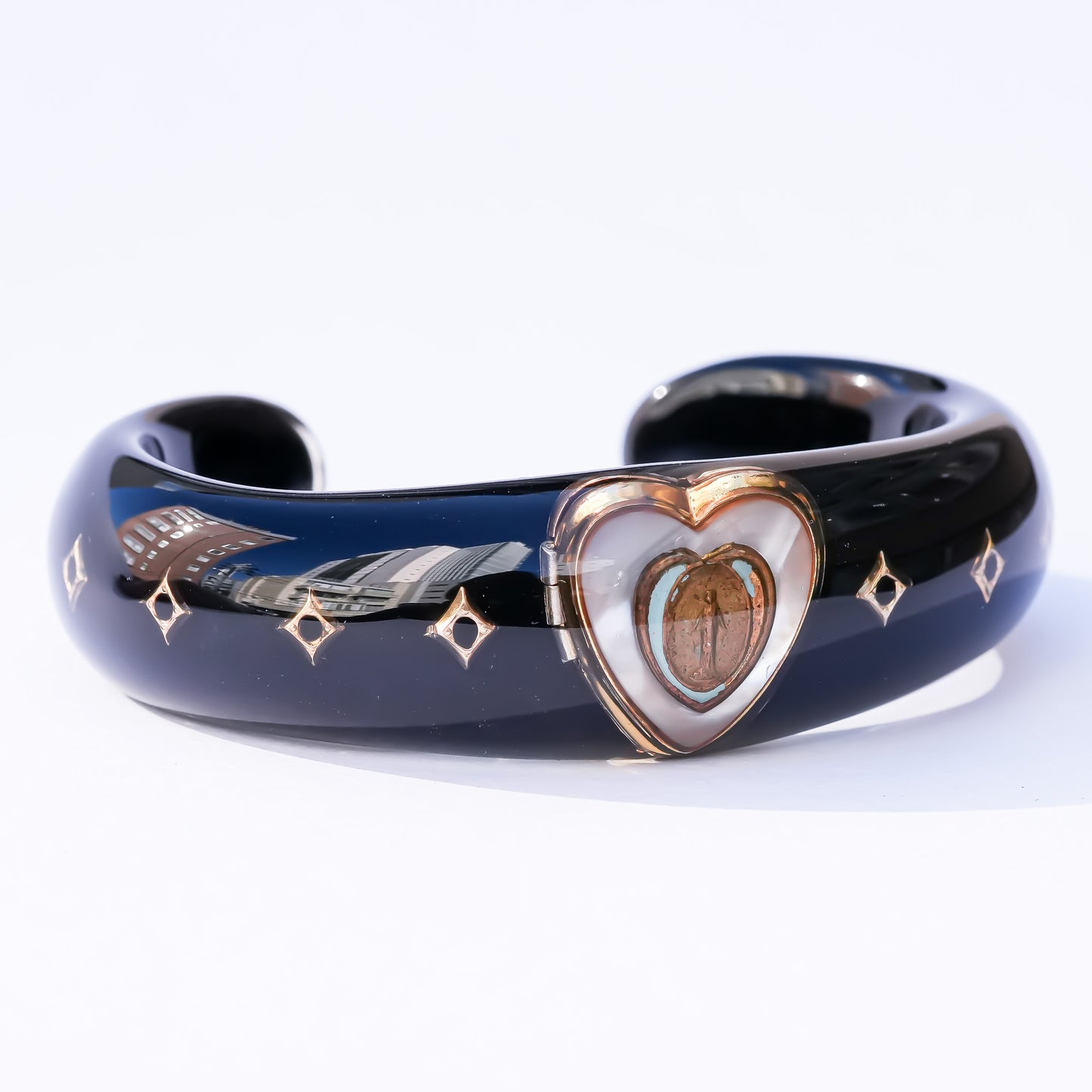 Sweetheart Madonna Bracelet - Black