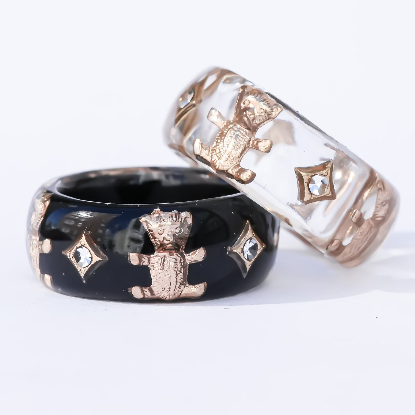 Bear Band Ring - Black / #11