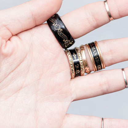 【MADE TO ORDER】Dreams Belong to Those Who Keep Going Ring