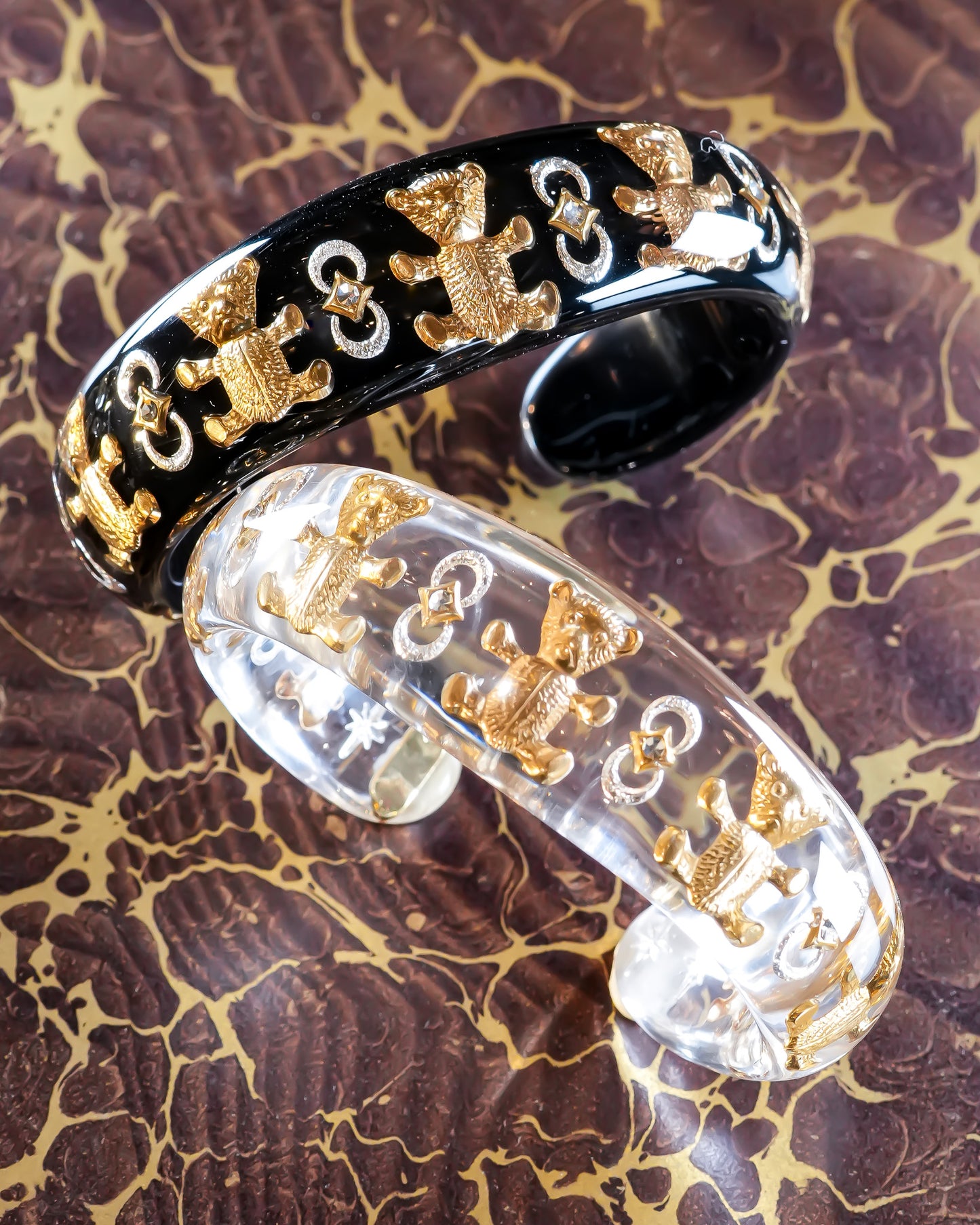 Royal Bear Bracelet - Black