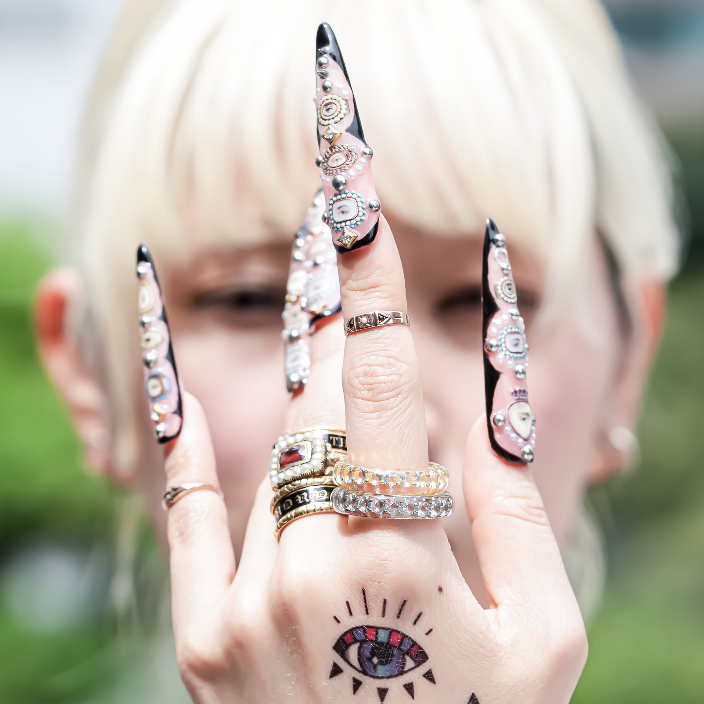 Crystal Spell Ring - Clear × Gold / #14 #15
