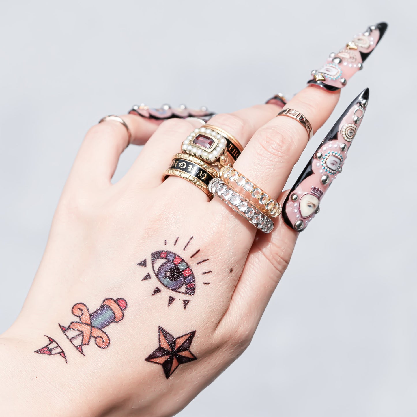 Crystal Spell Ring - Clear × Gold / #14 #15
