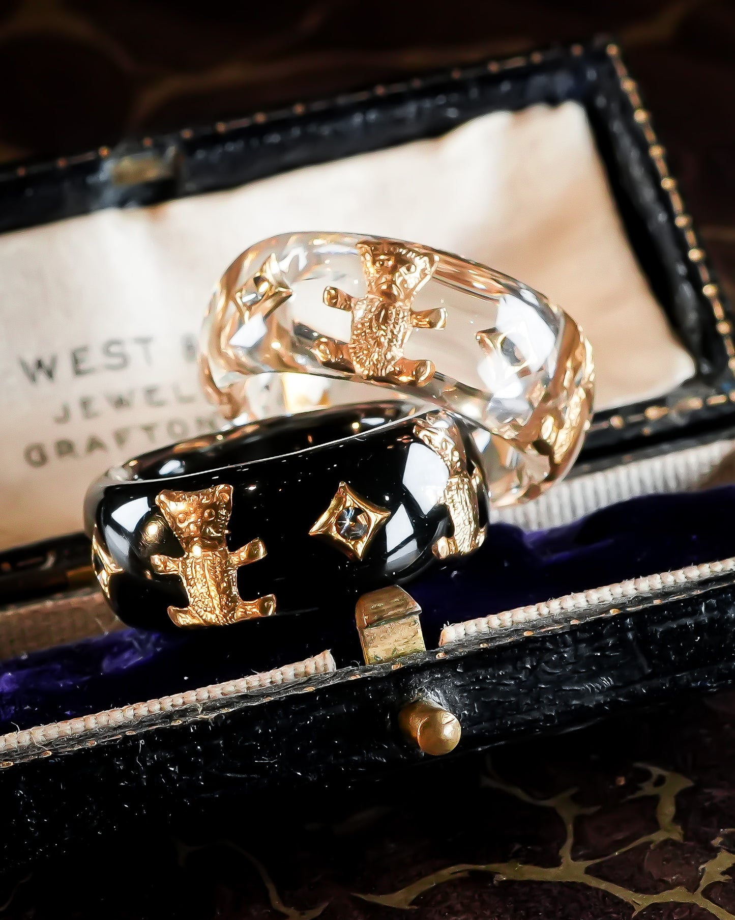 Bear Band Ring - Black / #11