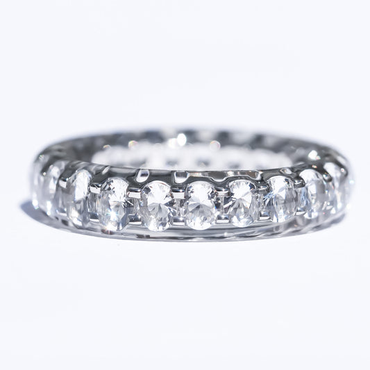 Crystal Spell Ring - Clear × Silver / #16