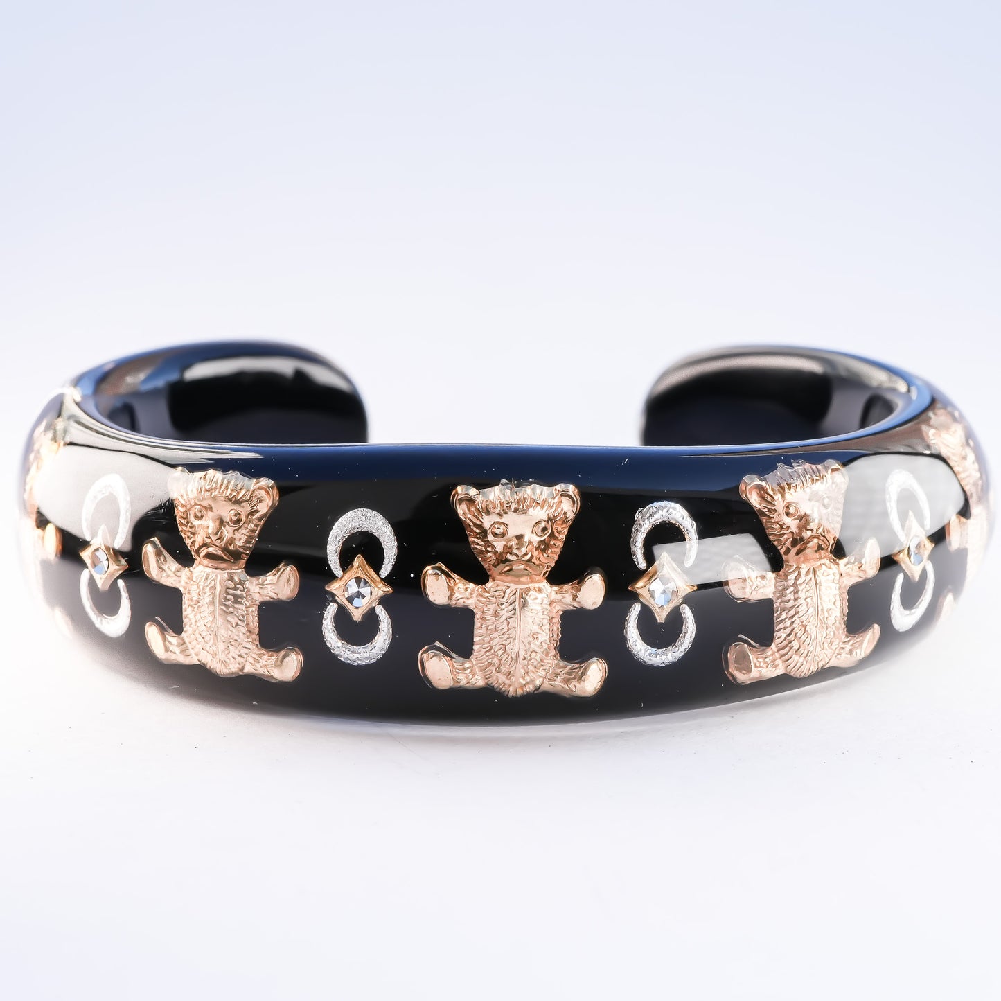 Royal Bear Bracelet - Black