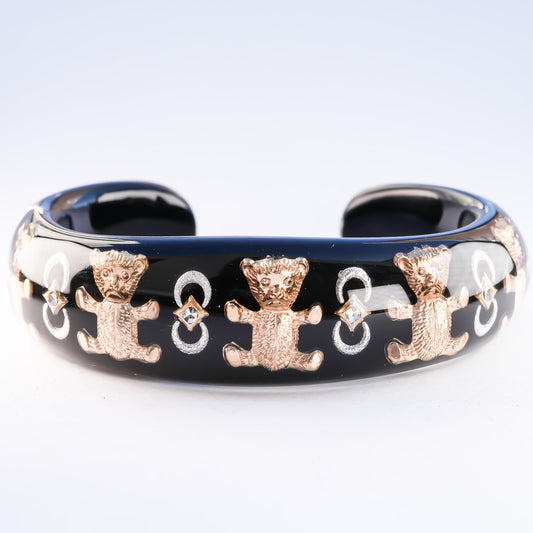 Royal Bear Bracelet - Black